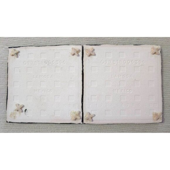 Lamosa Handcrafted Mexican Ceramic Tiles Vibrant Indigenous Art 4.25" x 4.25" - Picture 6 of 6